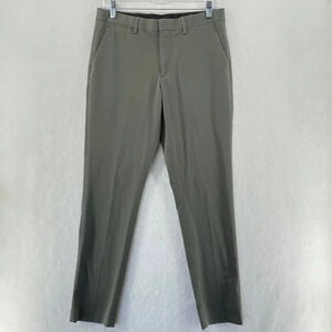 Express Pants Men's Sz 29X34 Stone Gray Extra Slim Stretch Midrise Dress Pants